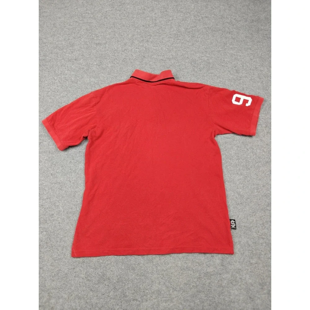 Vintage Old Skool Polo Shirt Boys XL Red Urban Royale‎ 96 Crest Embroidered Logo